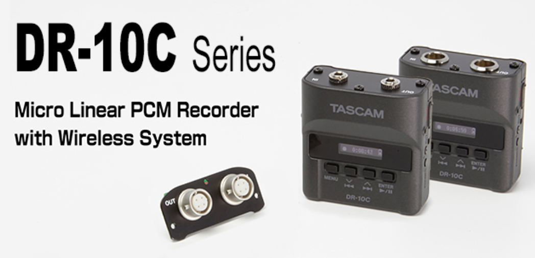 Tascam DR-10CH Enregistreur Micro PCM avec Jack (Norme Shure)